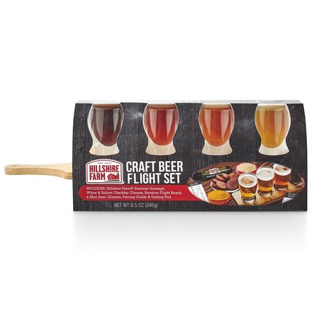 HILLSHIRE FARM Summer Sausage Craft Beer Flight Set , 4PK 19201